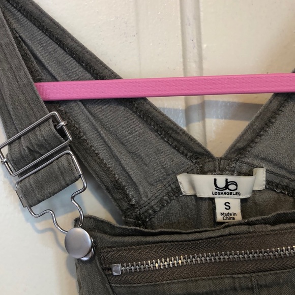 Olive Overall Dress - Picture 3 of 3